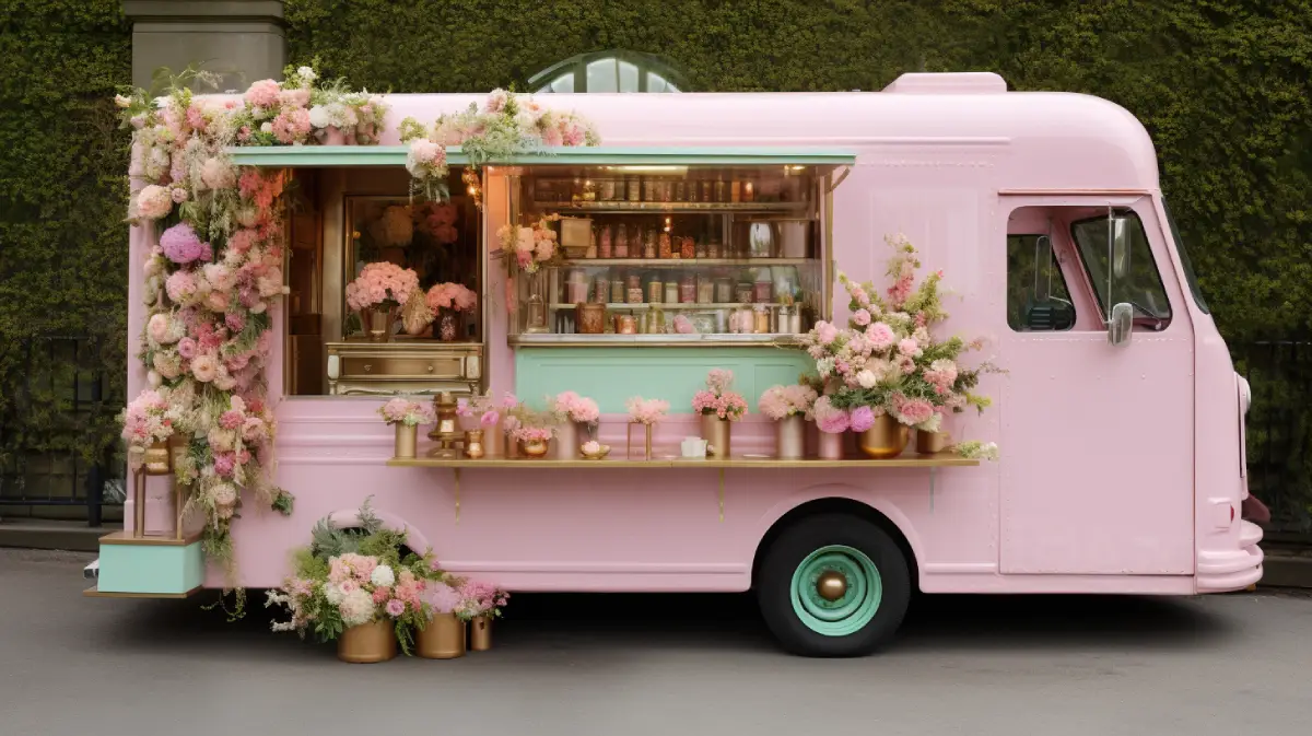 Food Truck Weding Trailer