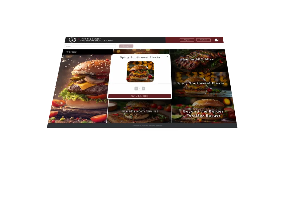 iPos Order online - Quick Service Restaurant